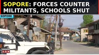 Security Forces Continue Operation In Sopore  Intense Encounter Enters Day2 Schools Colleges Shut [upl. by Aeneus]