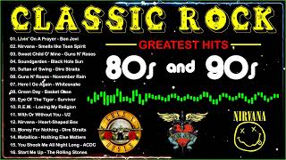 Classic Rock 80s 90s ️🎶 Bon Jovi ACDC Guns N Roses Led Zeppelin Aerosmith Scorpions Metallica [upl. by Abra]