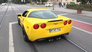 Supercharged Corvette Z06  Revs amp Wheelspin [upl. by Acinahs]