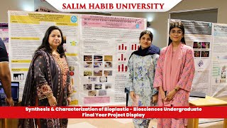 Synthesis amp Characterization of Bioplastic  Biosciences Undergraduate Final Year Project Display [upl. by Geiss]