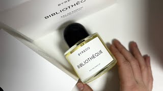 Byredo Bibliotheque видеообзор на аромат библиотеки bestparfumebyredotopperfumesлучшиедухи [upl. by Ruckman354]