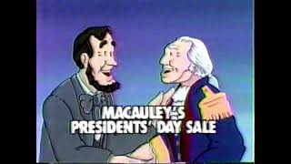 Macaulys Furniture Commercial 1986 [upl. by Anawyt]