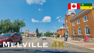 Melville 4K  Driving Tour of the Smallest City in Saskatchewan [upl. by Duyne]