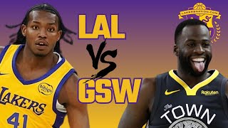 LIVE Lakers vs Warriors Preseason Finale [upl. by Christalle]