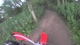 First Lap Of WOR Events Hare And Hounds Enduro Baden Hall 29062014 Cr250 [upl. by Gunar]