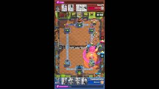 Clash Royale Battle  SanburSebu  Goo79 25122017Builders Arena [upl. by Ateekal199]