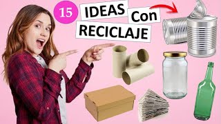 5 JUEGOS MUY DIVERTIDOS CON RECICLAJE  FÁCILES Y BARATOS [upl. by Lletnuahs]