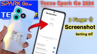 How to take screenshot in Tecno spark go 2024Tecno spark go 2024 screenshot kaise lescreenshot [upl. by Nirel]