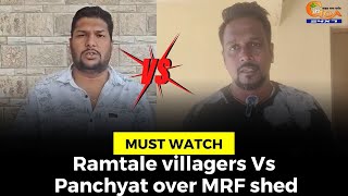 MustWatch Ramtale villagers Vs Panchyat over MRF shed [upl. by Euqinna]