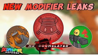 New Modifier Leaks And More │Doomspire Defense│ [upl. by Zandt]