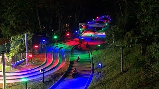 Singapore Night Luge  All 4 Tracks [upl. by Marola]