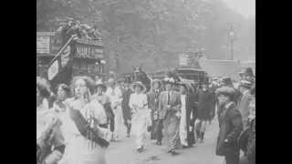 Miss Davisons Funeral 1913  BFI National Archive [upl. by Gurango]