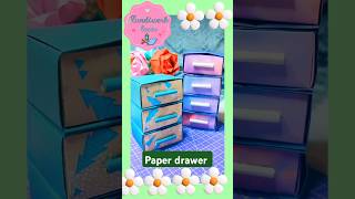 Easy paper drawer handmade art craft diy shorts shortsvideo shortsviral tiktok [upl. by Priscella]