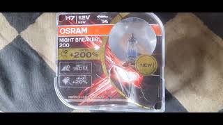 Osram Night Breaker 200  H7 [upl. by Ahser702]