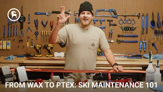 From Wax To Ptex Ski Maintenance 101 [upl. by Natsreik]