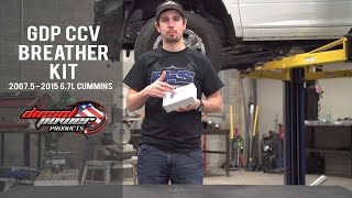 GDP CCV Breather Kit 07515 67l Dodge Cummins [upl. by Dong]