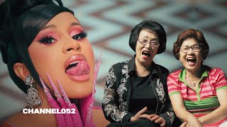 Cardi B  WAP 뮤직비디오를 처음 본 할머니들의 반응 [upl. by Easton707]