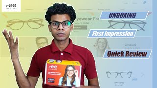 Eyemyeye  Eyeglasses  Unboxing  First Impression  Quick Review  Blue Light Blocker [upl. by Irotal]