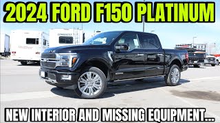 2024 Ford F150 Platinum 703A Check Out The New Interior And Shrinkflation [upl. by Areemas415]