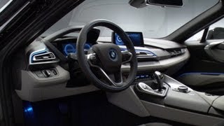 2014 BMW i8  INTERIOR [upl. by Alrrats]