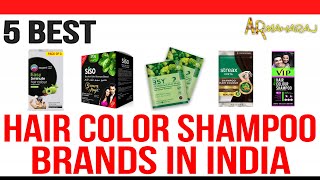 ✅ Top 5 Best Hair Colour Shampoo in India  Best Hair Color Shampoo Brands [upl. by Nnylecyoj]