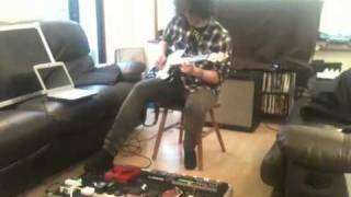 The Riverboat Song  Guitar Solo Karl Golden Loop pedal [upl. by Amrak]