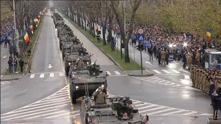 Romania National Day 2017  Military Parade [upl. by Onateyac]