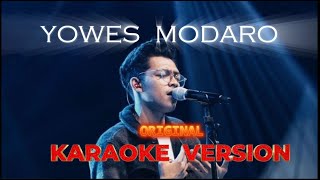 Karaoke Yowes Modaro  Aftershine ft Damarade  Versi Original Teks Berjalan [upl. by Lunette]