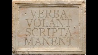 VERBA VOLANT SCRIPTA MANENT Detti e Proverbi [upl. by Annaiek]