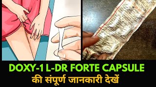 DOXY 1 LDR FORTE CAPSULES USES amp SIDE EFFECTS IN HINDI  DOXYCYCLINE AND LACTIC ACID BACILLUS HINDI [upl. by Winton]