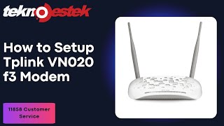 How to install Tplink VN020 f3 VDSL modem What is the modem customer service number [upl. by Ibocaj175]