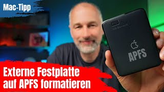 Gelöst FestplatteSSD lässt sich nicht auf APFS formatieren  Sir Apfelot [upl. by Ayikin548]