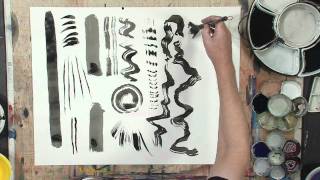 How to Make Your Own Strokes in SumiE Painting [upl. by Neras366]