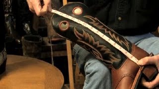 How to Measure Boot Shaft Height  Cowboy Boots [upl. by Enyad]