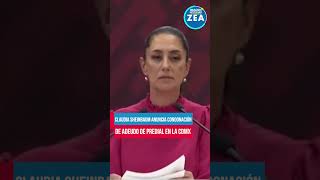 ClaudiaSheinbaum anuncia condonación de adeudo de predial en la CDMX  Shorts  Zea [upl. by Buseck]