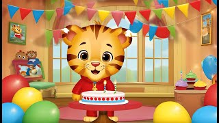 Daniel Tiger Birthday Video Invitation  Customized Digital Video Invitations  Digital Invitations [upl. by Atilahs]