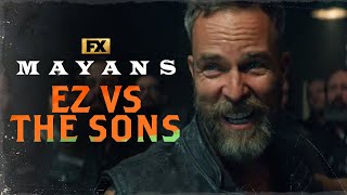 EZ Faces Off Against Isaac amp the Sons of Anarchy  Scene  Mayans MC  FX [upl. by Baxter]