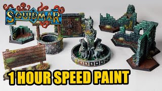 How much Terrain for Warhammer can I paint in 60 minutes [upl. by Clausen]