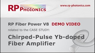 Chirpedpulse Ytterbiumdoped fiber amplifier system [upl. by Dianna]