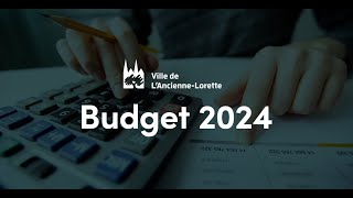 Coup doeil sur le budget municipal 2024 [upl. by Ailemrac]