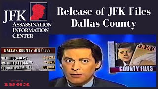 JFK Assassination Release of Dallas County JFK Files [upl. by Fiel]