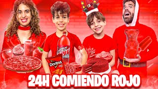 24 HORAS COMIENDO ROJO4PLUSONE [upl. by Catrina]