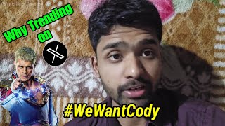 wewantcody Trending On X  But Why  Roman Reigns Vs Cody Rhodes Finish The Story 🥹 [upl. by Fianna]