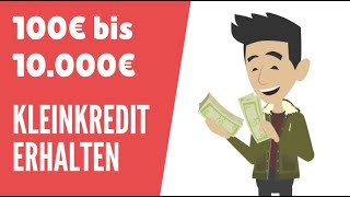 KLEINKREDIT – Schnell Und Unkompliziert Geld Leihen  BONEXO [upl. by Ajup]