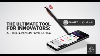 AIVocal First stylus to record transcribe amp create with AI Upgrade any touchscreen [upl. by Accebar682]