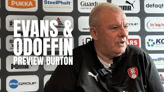 Evans and Odoffins preBurton Albion Press Conference  Presented by our Diamond Partners 🎙 [upl. by Evalyn]