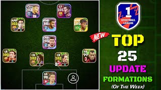 Top 25 New Unique Formations Update in eFootball 2024 Mobile  New Formations In eFootball 2024 🤩🔔 [upl. by Kippar]