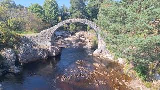 Old Packhorse Bridge in CarrBridge am 31082024 [upl. by Mastat789]