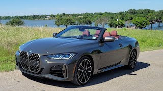 2021 BMW M440i Convertible  Review [upl. by Ahsert]