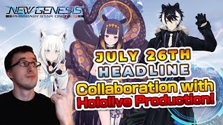 PSO2NGS July 26th Headline BREAKDOWN All the Collabs [upl. by Epoh]